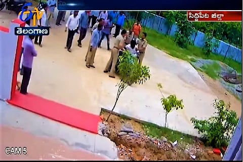 Video: Telangana cop in trouble after allegedly assaulting disabled man