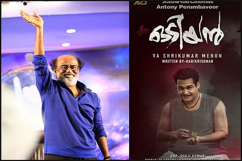 Rajinikanth lauds Mohanlal’s look in 'Odiyan'