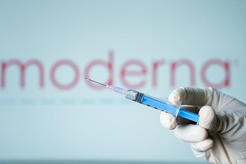 Moderna COVID-19 vaccine representative image