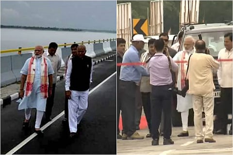 Modi targets Congress for 'delay' in bridge construction, names it after Bhupen Hazarika