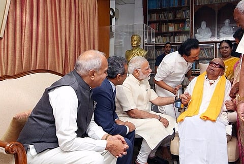 Modi's visit to Kalaignar reminds us grace is important in public life, writes Tarun Vijay
