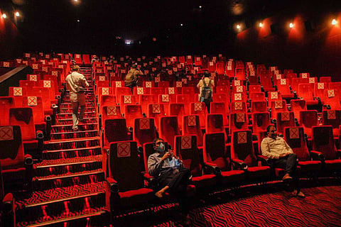 Movie theatres with half capacity