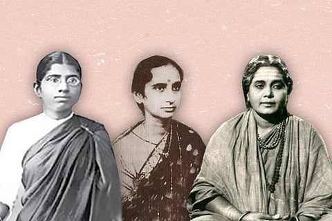 Muthulakshmi Reddi, Meenambal Sivaraj and KB Sundarambal