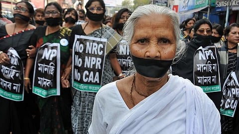 From an anti CAA, NPR, NRC protest