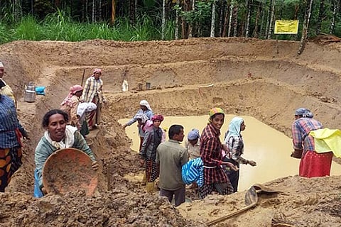 How NREGA helped in rebuilding Kerala, as well as provided livelihood to people