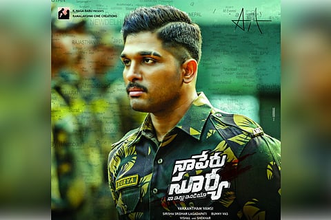 'Naa Peru Surya' promos resume after short break for 'Rangasthalam'