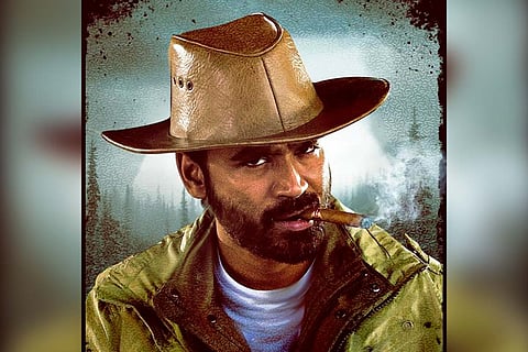 Dhanush in the poster of Naane Varuven