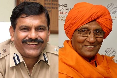 A collage of Nageswara Rao and Swami Agnivesh