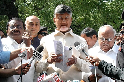 Man accused of stealing EVM in Naidu's delegation: EC sees red