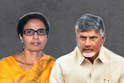 Nara Bhuvaneshwari and Chandrababu Naidu
