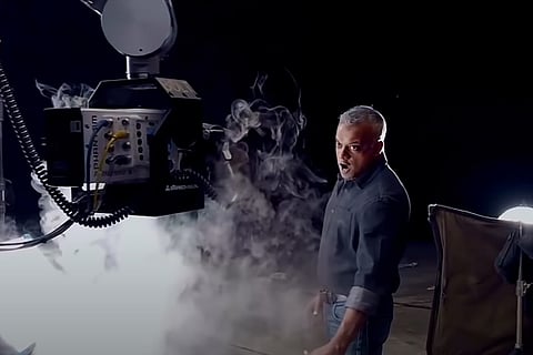 Gautham Menon shooting for Navarasa teaser