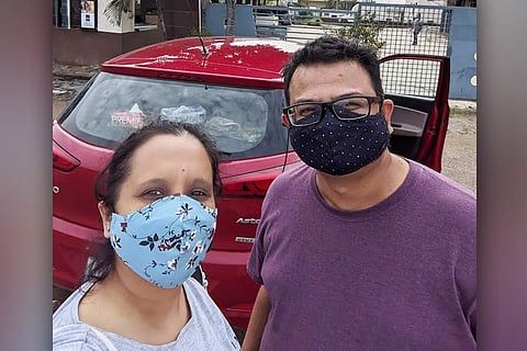 Vidya and Navin Sigamany holidaying amid a pandemic
