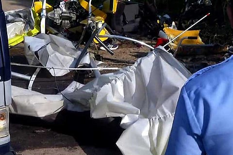 Crashed glider