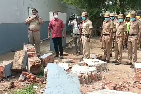 Tirunelveli school wall collapse