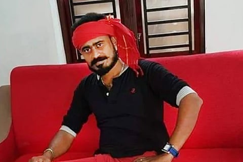 Nidheesh from DYFI surrendered before the police after absconding for a few days.