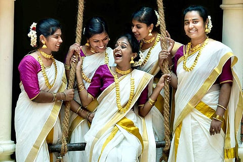 How the Onam sari has evolved and blended in with the modern