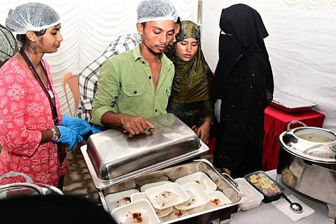 Participants at Oorum Unavum food fest