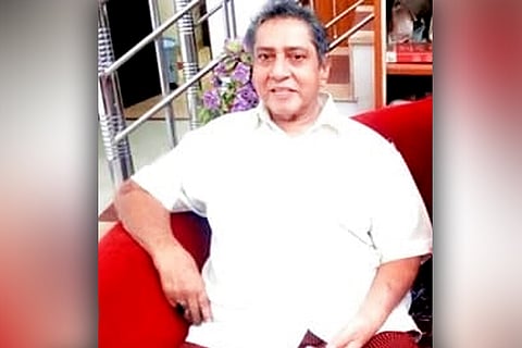 PC George, Malayalam movie actor who died on May 14, posing for a photo