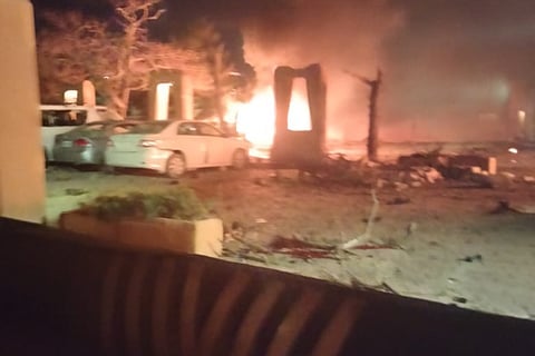 The crime scene at Quetta