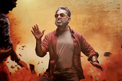 Kamal Haasan in Pathala Pathala song from Vikram
