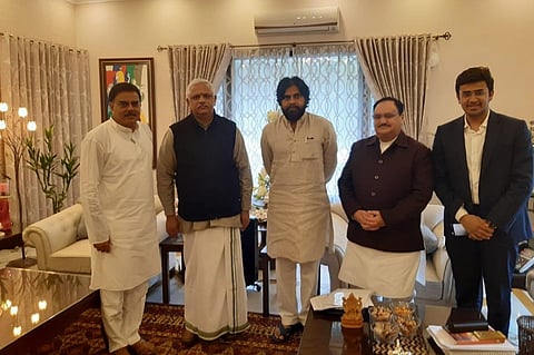 Pawan Kalyan meets Nadda in New Delhi, sparks speculation of BJP-Jana Sena alliance