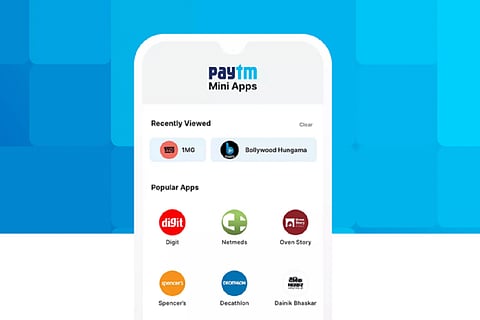 Paytm Mini apps