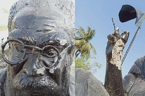 Periyar statue found vandalised in Kancheepuram district