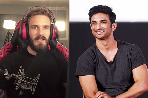 Pewdiepie and Sushant Singh Rajput