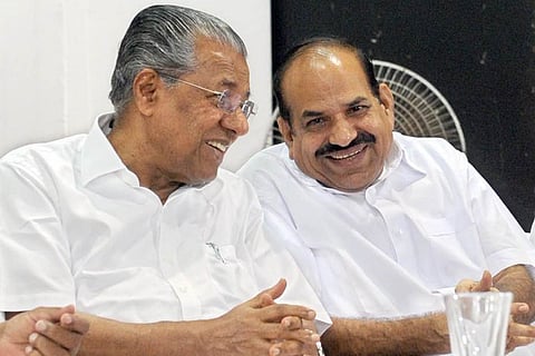 Pinarayi Vijayan and Kodiyeri Balakrishnan
