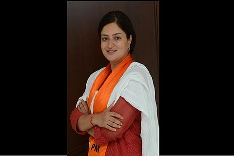 Woman BJP MP injured after falling into drain during demolition drive in Gujarat