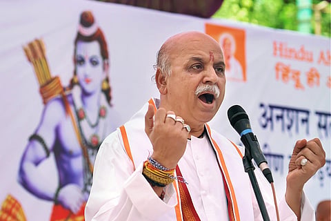 Togadia sets deadline for Ram temple, blames Modi for delay