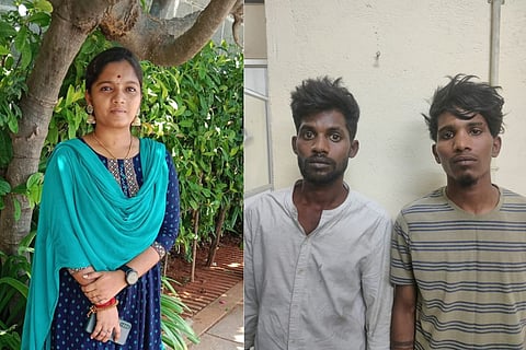 Preethi who fell from train and died and the men who tried to steal her mobile