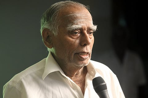 Renowned archaeologist, art historian and Padma Bhushan awardee R Nagaswamy