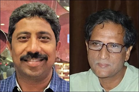 Advocate V Raghunath and activist VS Krishna