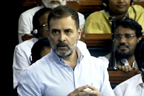Rahul Gandhi in Parliament