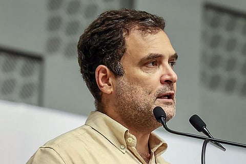 Rahul Gandhi accuses Union govt of forcing ration card holders to buy national flag