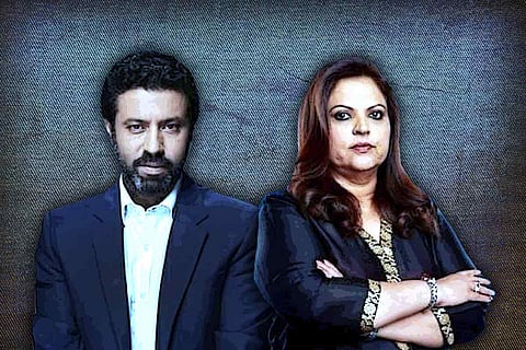 A collage of Rahul Shivshankar and Navika Kumar