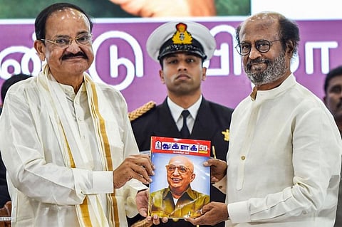 A person with Murasoli is DMK, one with Thuglak is intelligent: Rajinikanth stirs row