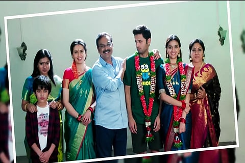 Keerthy Suresh and Nithiin seen getting married to each other in the trailer of 'Rang De'.
