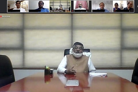Union IT Min Ravi Shankar Prasad