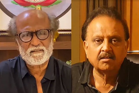 Rajinikanth and SPB