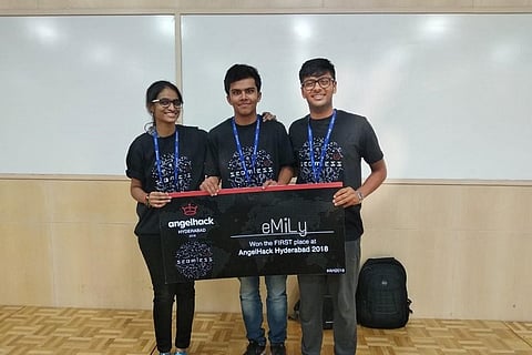 Students from SRM University Tech Lab win Angelhack Hackathon in Hyderabad