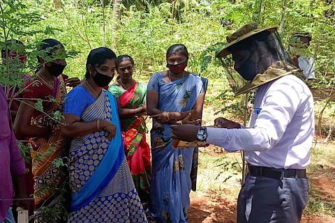 Moringa honey harvesters, women's self help group