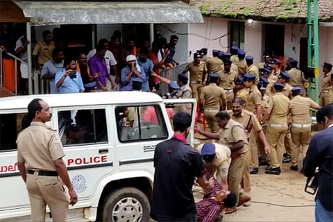 Live: Sec 144 in 4 areas near Sabarimala on Thursday as protests turn violent