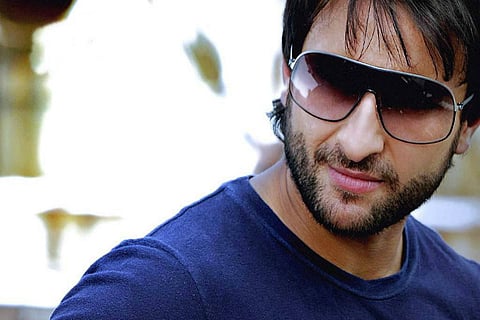 Saif Ali Khan had to face the music in God's own country. Literally