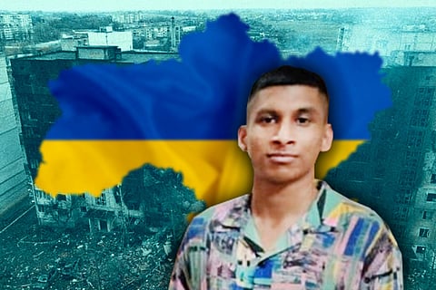 Sainikhesh Ravichandran, who had gone to Ukraine from Coimbatore to study aerospace engineering, joined the Georgian National Legion last month, fighting on the side of Ukraine in the ongoing war.
