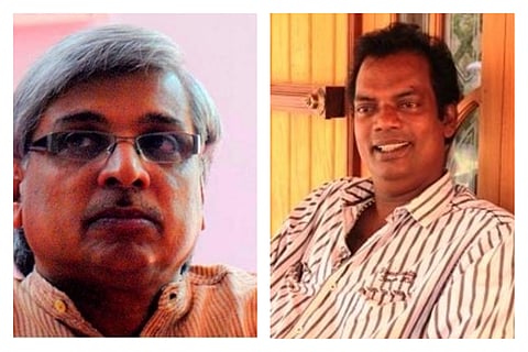 Collage of Kerala Film maker Kamal and Actor Salim Kumar