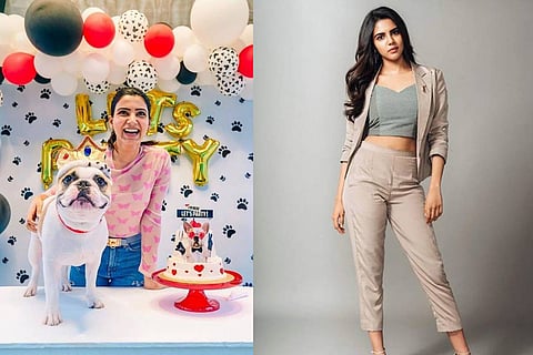 Actors Samantha and Kalyani