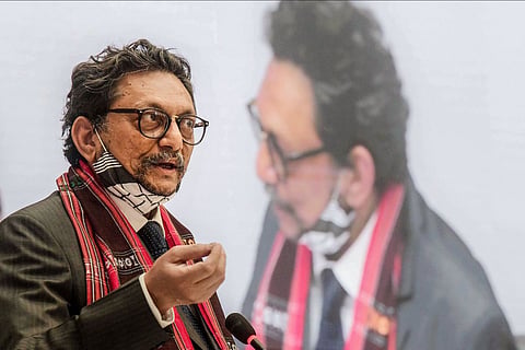 File image of Chief Justice of India Sharad Arvind Bobde speaking at an event