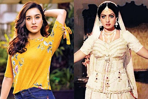 Shraddha Kapoor and Sridevi